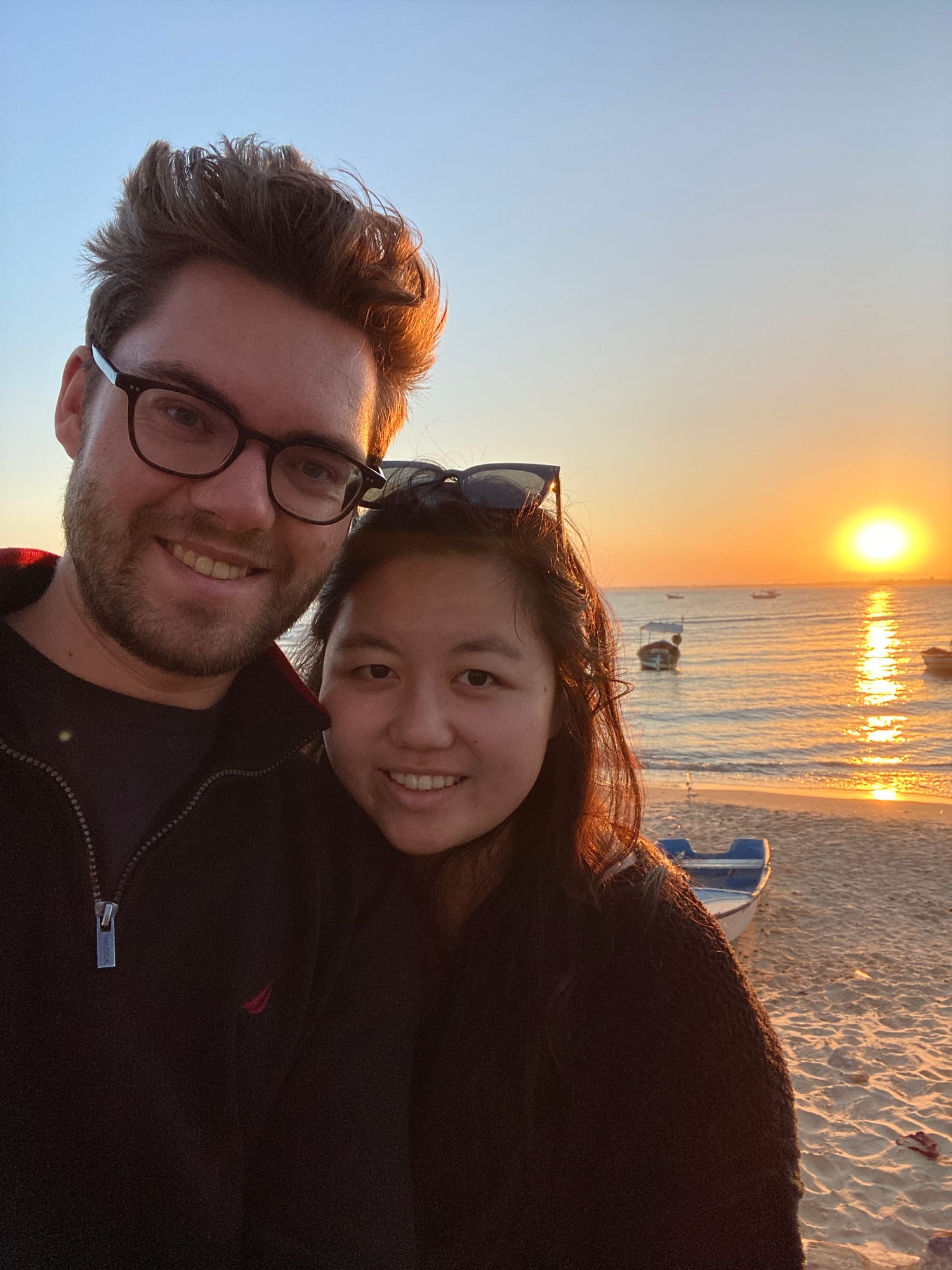 Tiffany and Sandro in Tunis, Tunisia