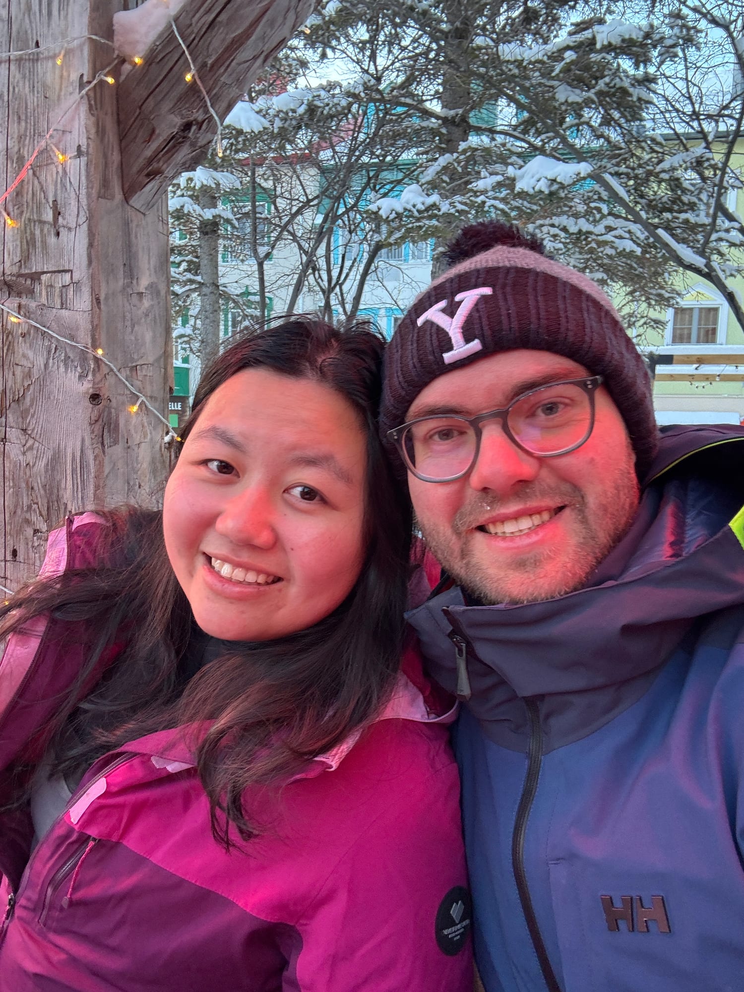 Tiffany and Sandro in Mont-Tremblant, Canada