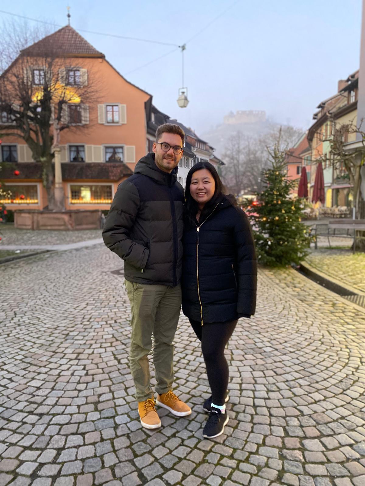 Tiffany and Sandro in Staufen, Germany